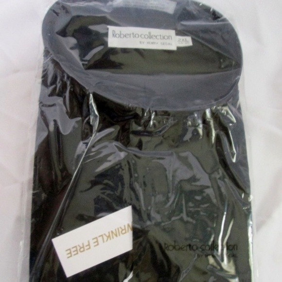 Henry Segal Other - NEW Mens HENRY SEGAL Banded Collar Tuxedo Shirt